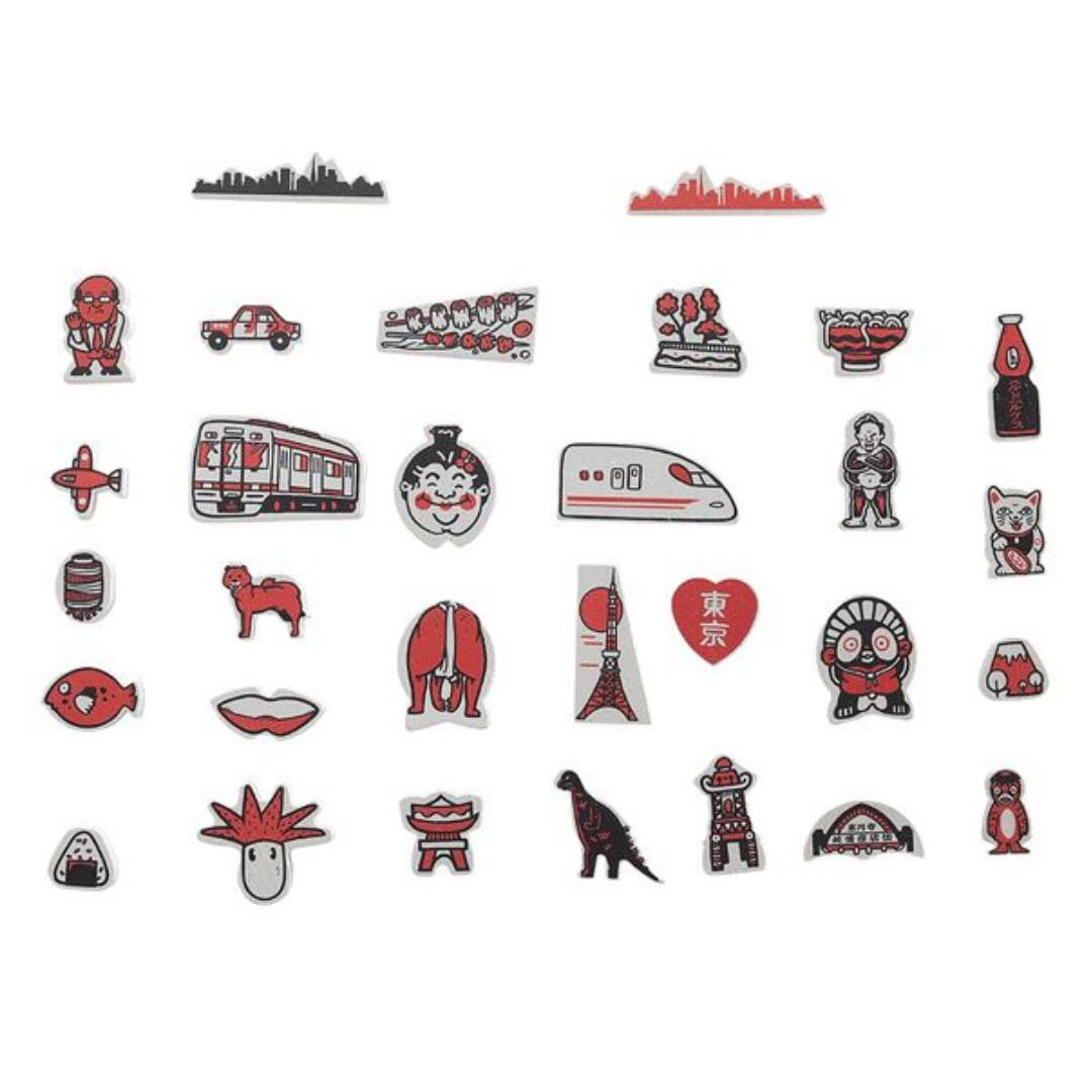 Back. East River Toys - Little Tokyo Wobbly Wooden Stacking Game – Tokyo-Themed Figures.