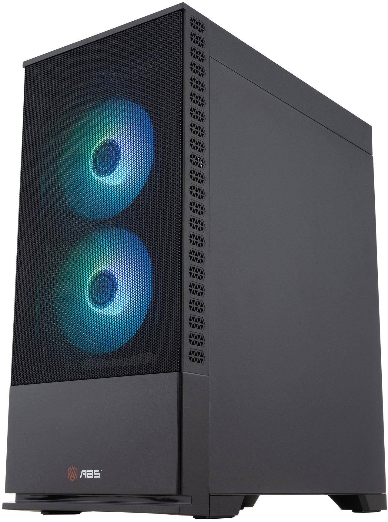 Front. ADVANCED BATTLESTATIONS - ABS Cyclone Aqua Prebuilt Gaming PC - Windows 11 - Intel Core i9-14900KF - GeForce RTX 5070 12GB - 32GB DDR4 3200 - 1TB.
