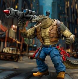 Transformers - Leatherhead 1/18 Scale | Teenage Mutant Ninja Turtles | Joy Toy