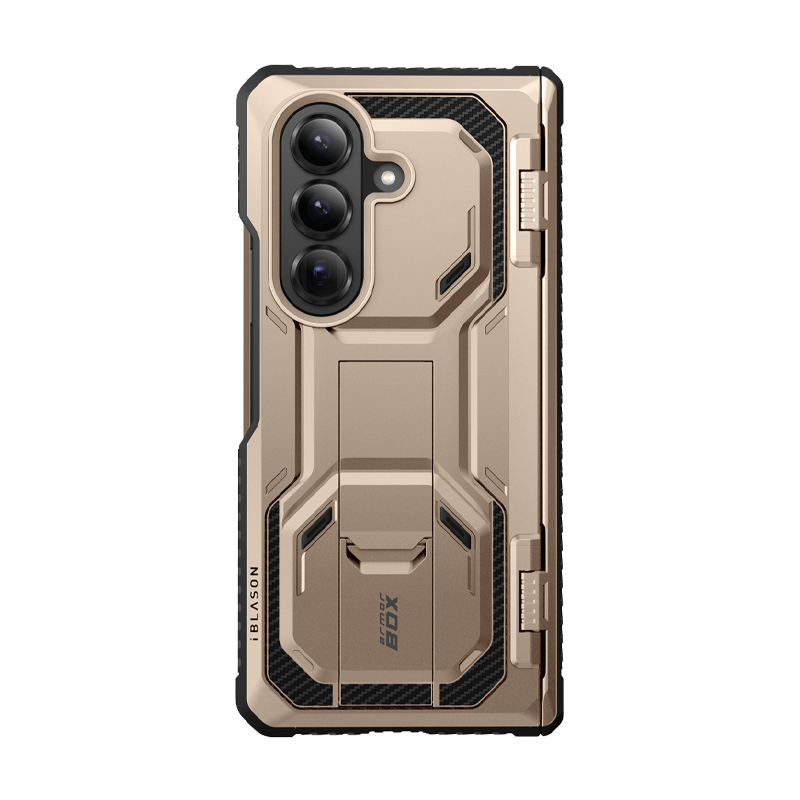 i-Blason - Armorbox Case for Samsung Z Fold7 – Kickstand, Screen Protector, Military-Grade - Desert