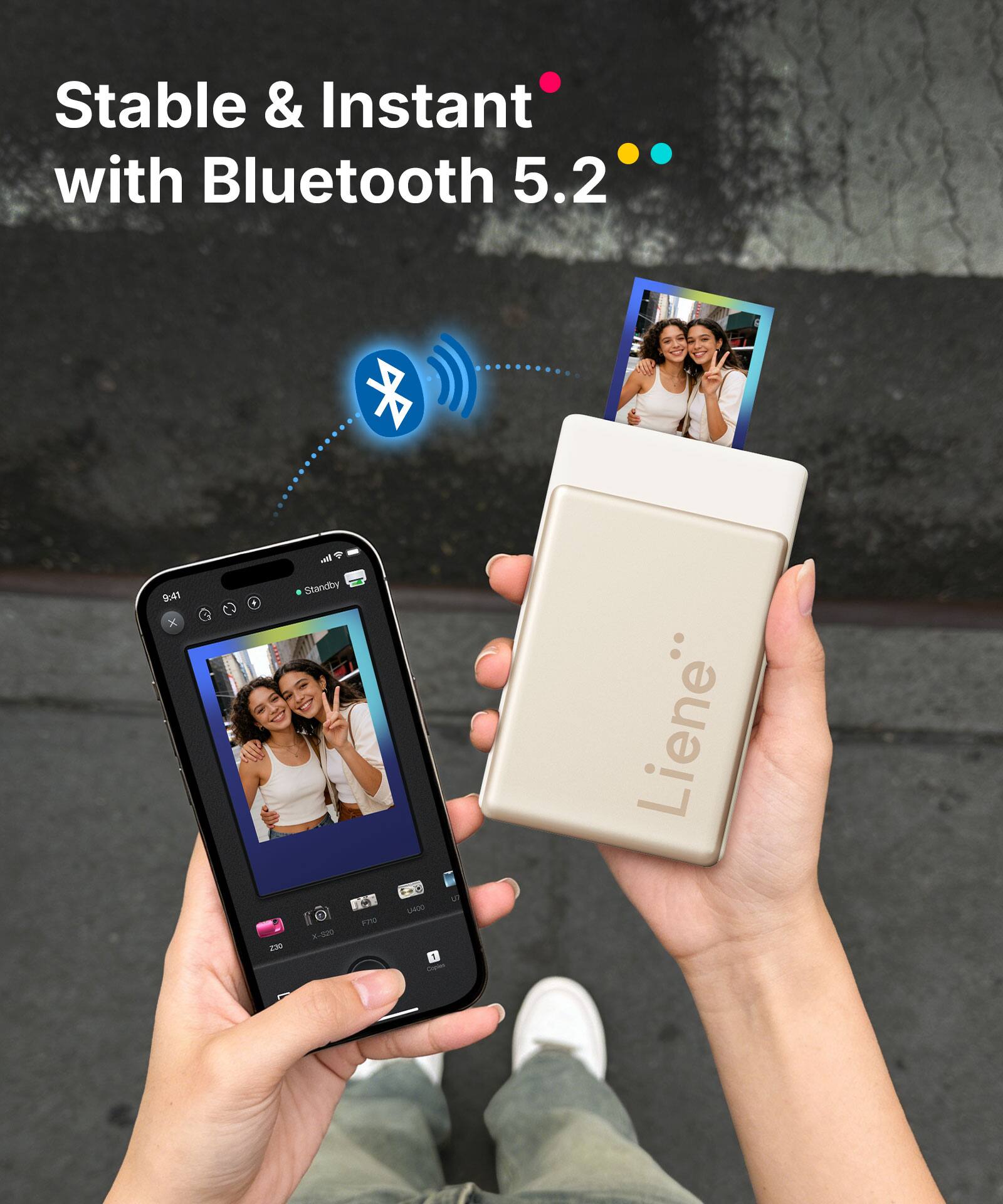 Stable & Instant with Bluetooth 5.2