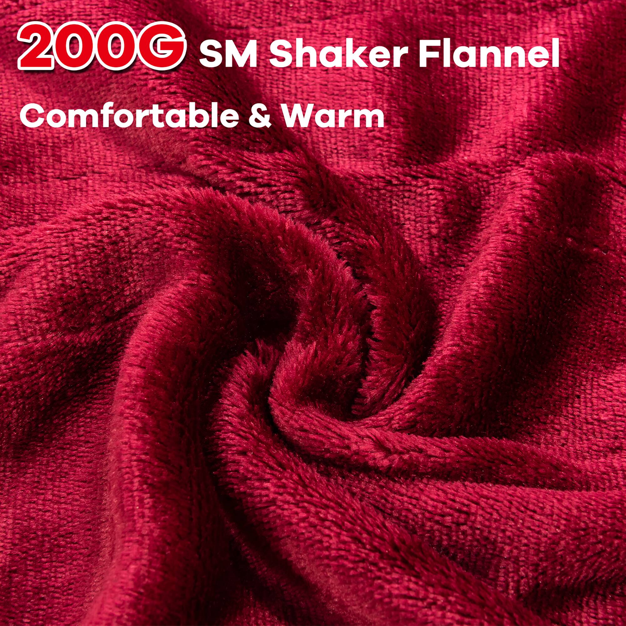 "200G SM Shaker Flannel Comfortable & Warm"