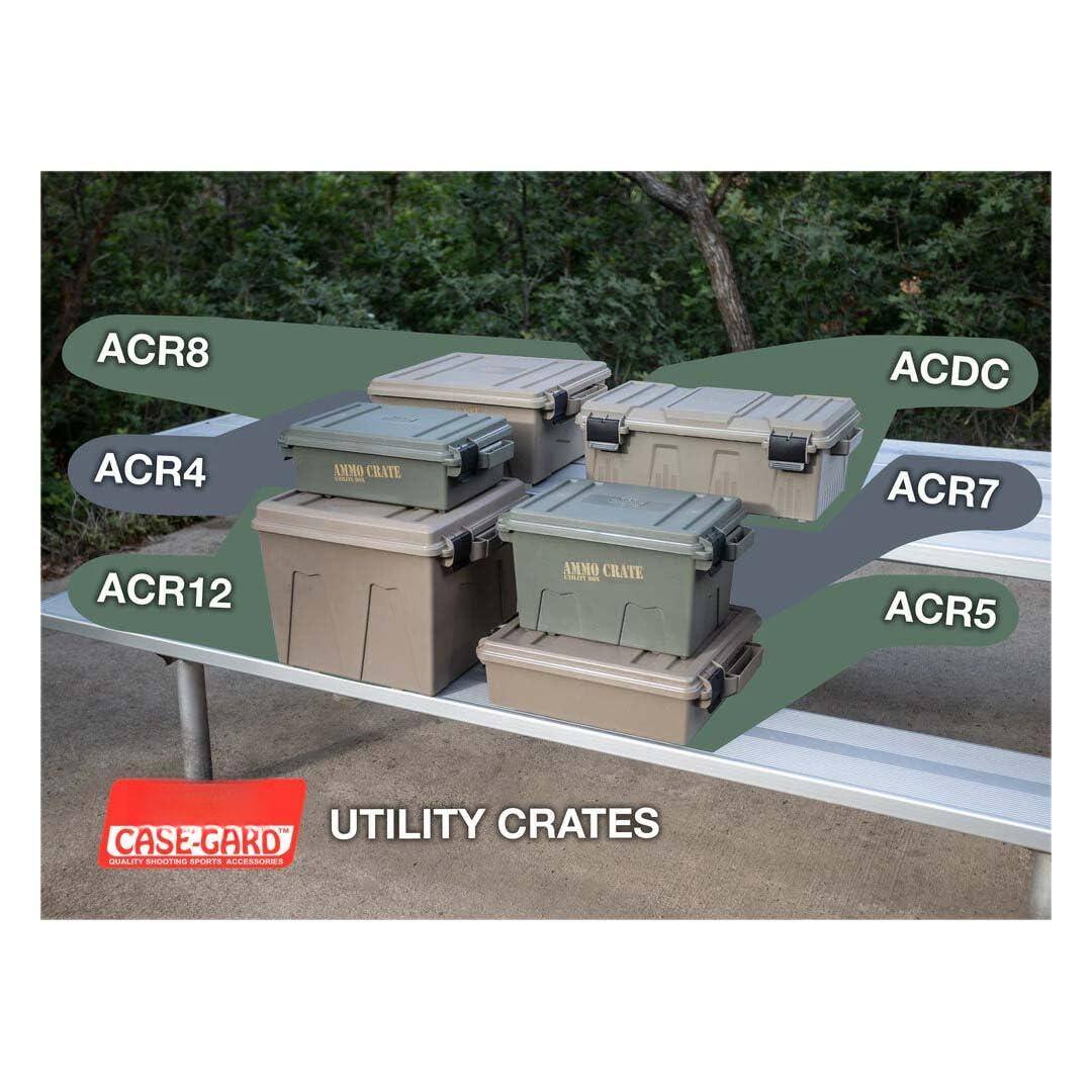 ACR8  
ACDC  
ACR4  
ACR7  
ACR12  
ACR5  

UTILITY CRATES  

CASE-GARD  
QUALITY SHOOTING SPORTS ACCESSORIES