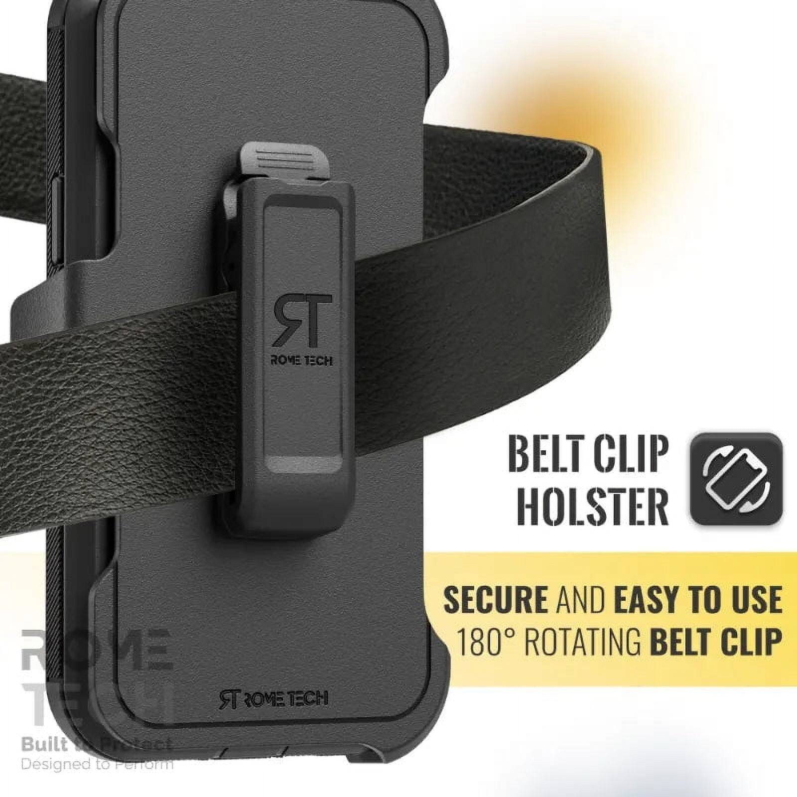 ROME TECH BELT CLIP HOLSTER

ROME TECH

Built to Protect
Designed to Perform

BELT CLIP HOLSTER

SECURE AND EASY TO USE
180° ROTATING BELT CLIP