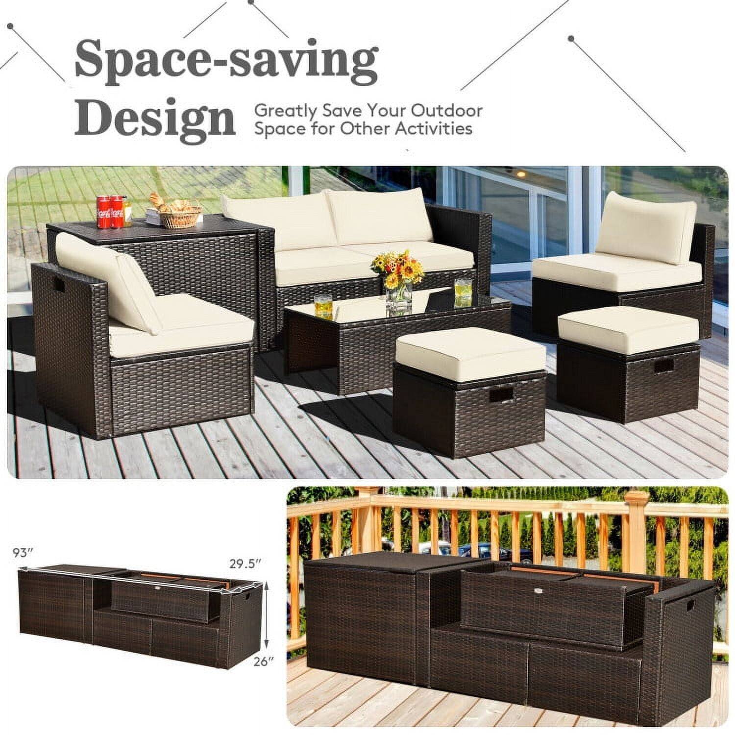 Space-saving Design  
Greatly Save Your Outdoor Space for Other Activities  

93"  
29.5"  
26"