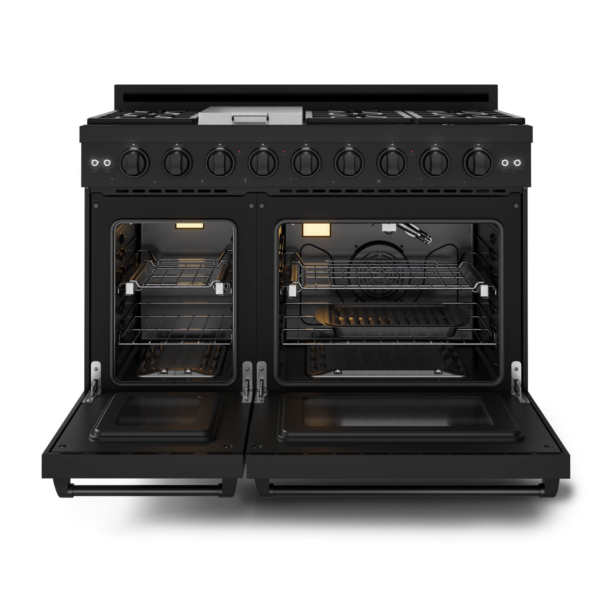 Alt View 12. Thor Kitchen - Gordon Ramsay Series by Thor Kitchen 6.8 Cu. Ft Freestanding Gas Range - Black.