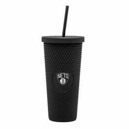 Logo Brands - Brooklyn Nets 24oz. Logo Studded Tumbler - Multicolor