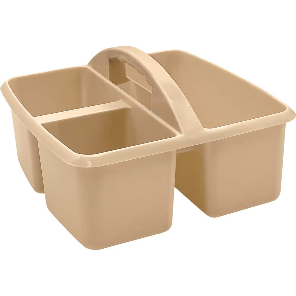 Teacher Created Resources - Plastic Storage Caddy, Light Brown