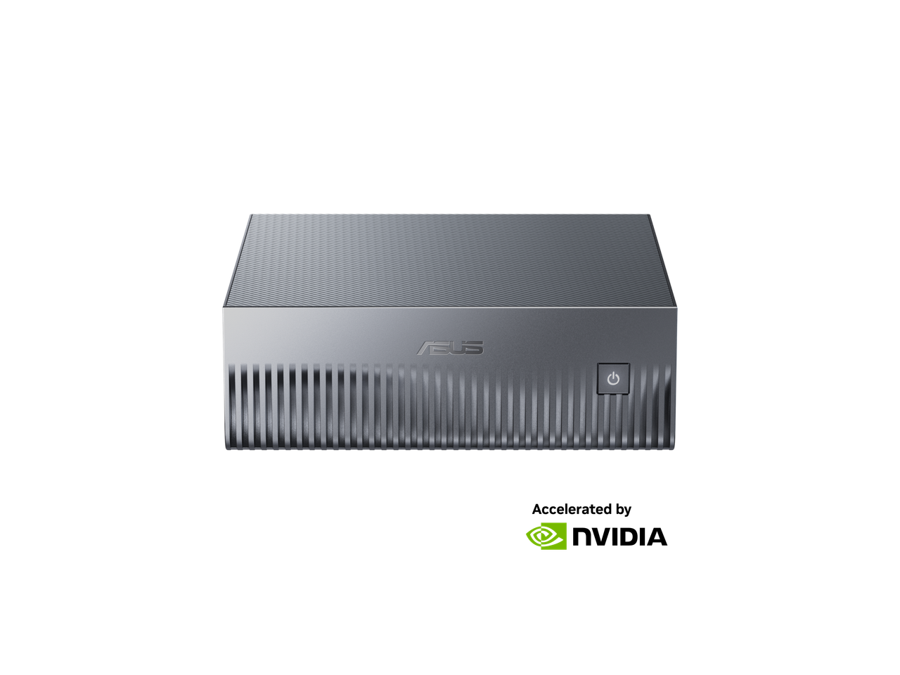 Front. ASUS - ASUS 90MS0371-M000A0 DGX Spark Workstation - GX10-GG0010BN - GB10 ARM - GB10 GPU - 128GB LPDDR5x - 1TB NVMe SSD - 10GbE.