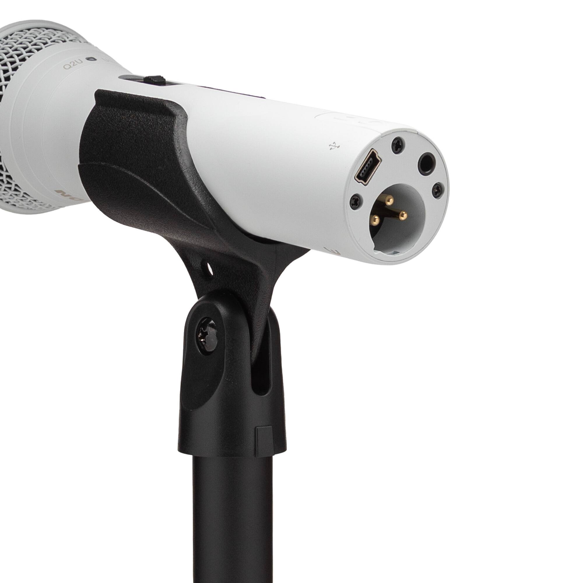 Back. Samson - Samson Q2U Handheld Dynamic USB Microphone Recording and Podcasting Pack (White).