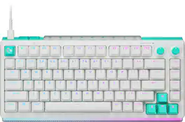 Logitech - G512 X 75 Tenkeyless DUAL SWAP Hot-Swappable TMR Analog / Mechanical Gaming Keyboard for PC, Mac with LIGHTSYNC RGB - White