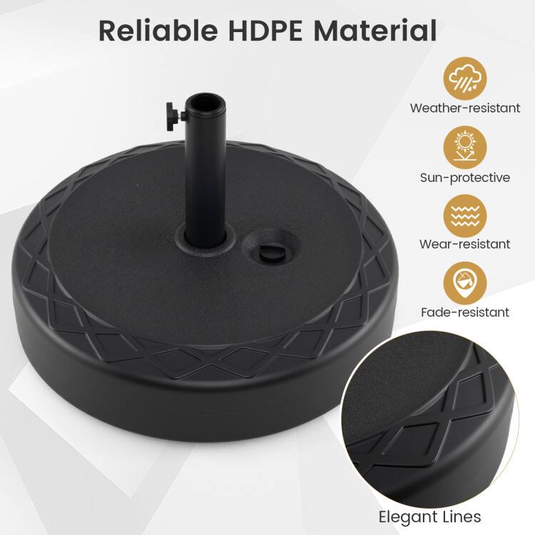 Reliable HDPE Material  
Weather-resistant  
Sun-protective  
Wear-resistant  
Fade-resistant  
Elegant Lines