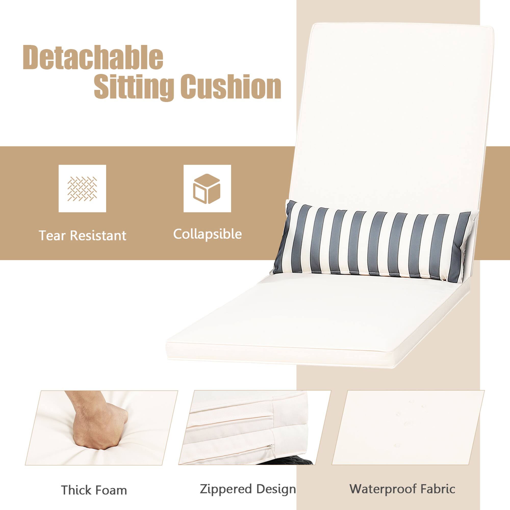 Detachable Sitting Cushion

Tear Resistant
Collapsible
Thick Foam
Zippered Design
Waterproof Fabric