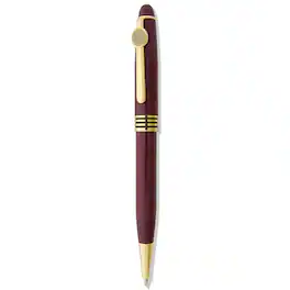 Jardine - Syracuse Orange Ball Point Pen - Burgundy