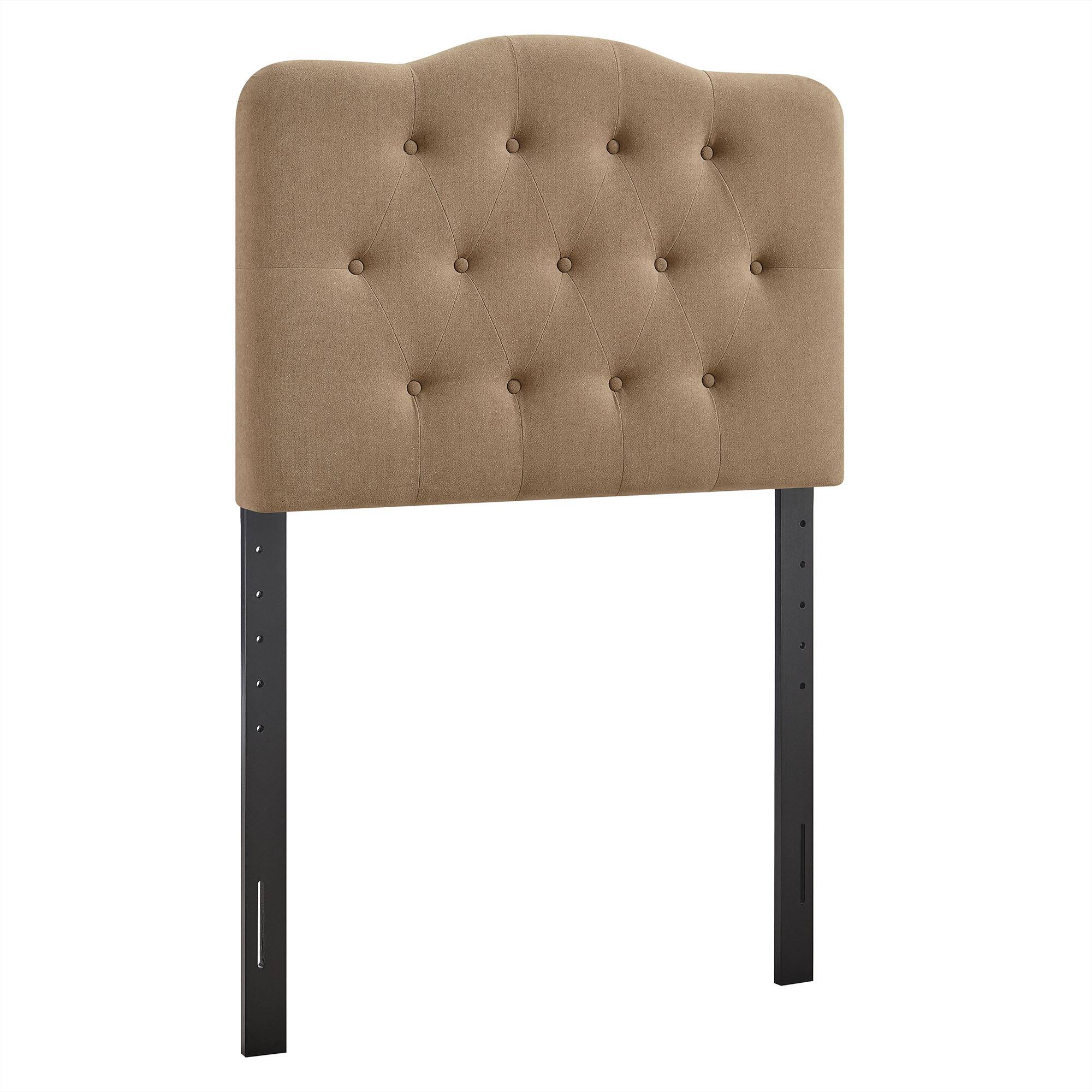 Angle. Modway - Annabel Upholstered Headboard by Modway - Almond.