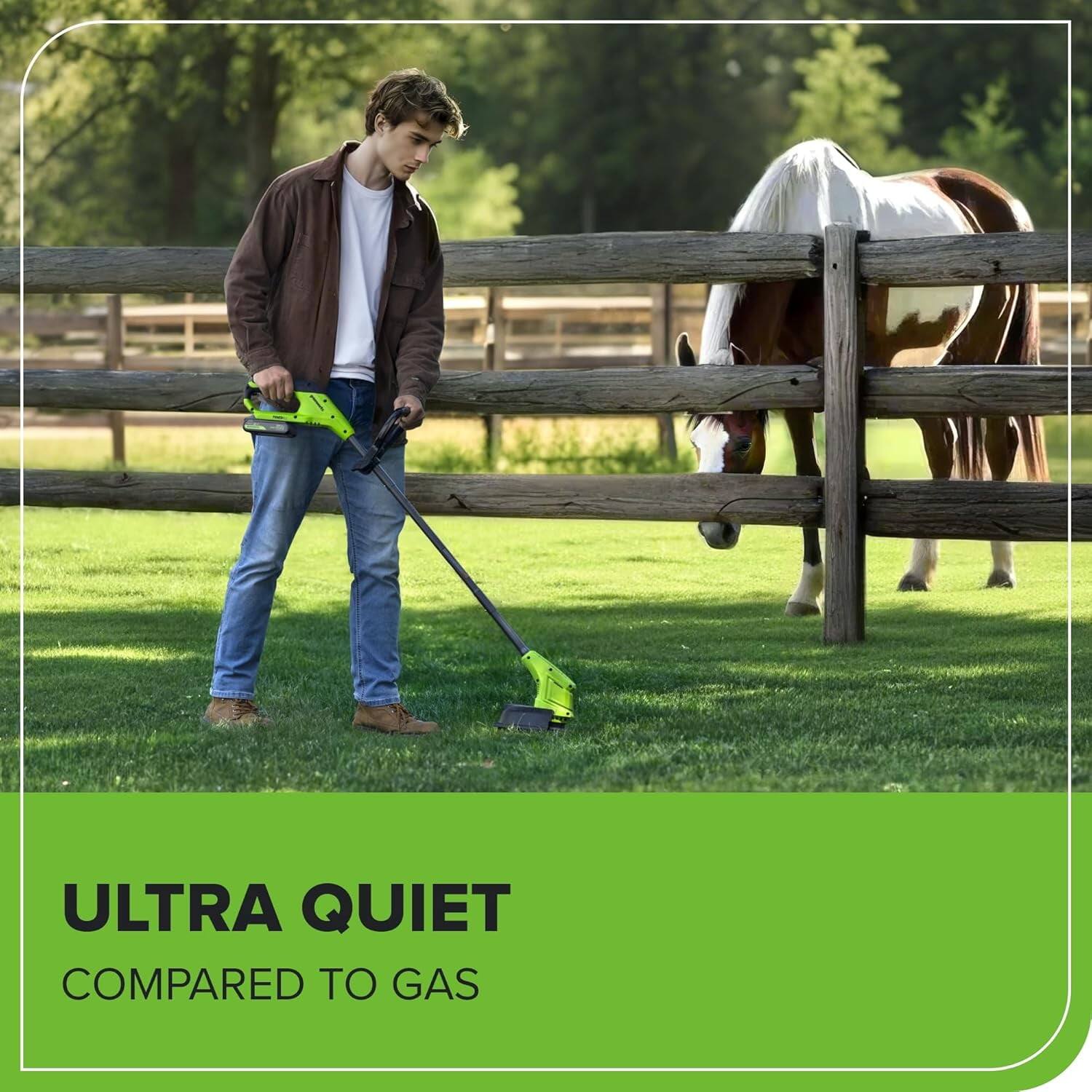 ULTRA QUIET  
COMPARED TO GAS