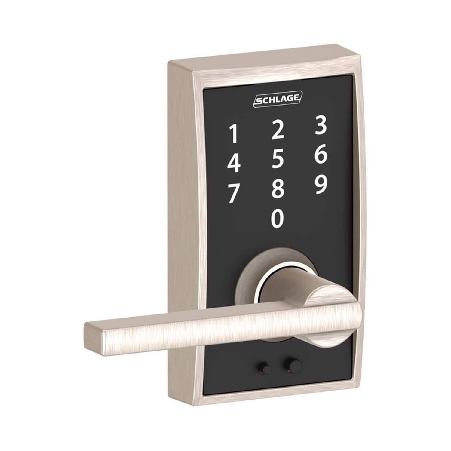 Schlage - Steel Touchscreen Lever - Satin Nickel