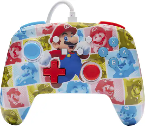 Front. PowerA - Enhanced Wired Controller for Nintendo Switch - Various.