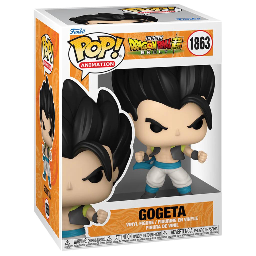 YOP F E TGALA Funko THE MOVIE DRAGONBALL 5 1863 1 TOP! SUPER BROLY ENITN VN ANIMATION GEE GOGETA EN VINYLE FIGURE / FIGURINE VINYL DE VINIL FIGURA DE ASFIXIA ADVERTENCIA: PELIGRO 36 meses mitos menores de ATTENTION: DANGER D ETOUFFEMENT, Partes pequeas NO es adecuado para de moins de 3 mos. WARNING: CHOKING HAZARD. convient pas a enfants Pettes pieces e chidre under 36 morths Not sutabie t Smal p