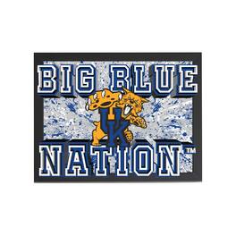 Sporticulture - Kentucky Wildcats 14" x 18" Framed 3D Lenticular Art - Blue