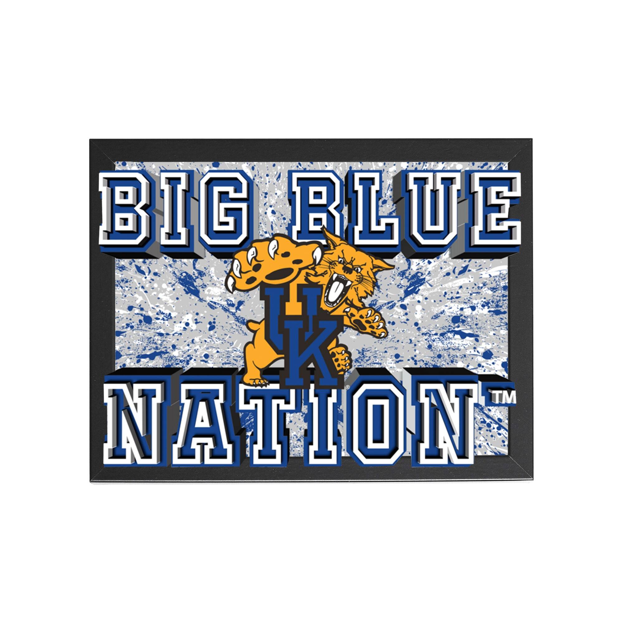 Kentucky Wildcats 14" x 18" Framed 3D Lenticular Art