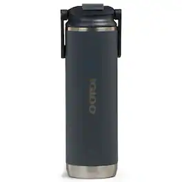 Igloo - 20 oz. Flip ‘n’ Sip Tumbler - Carbonite