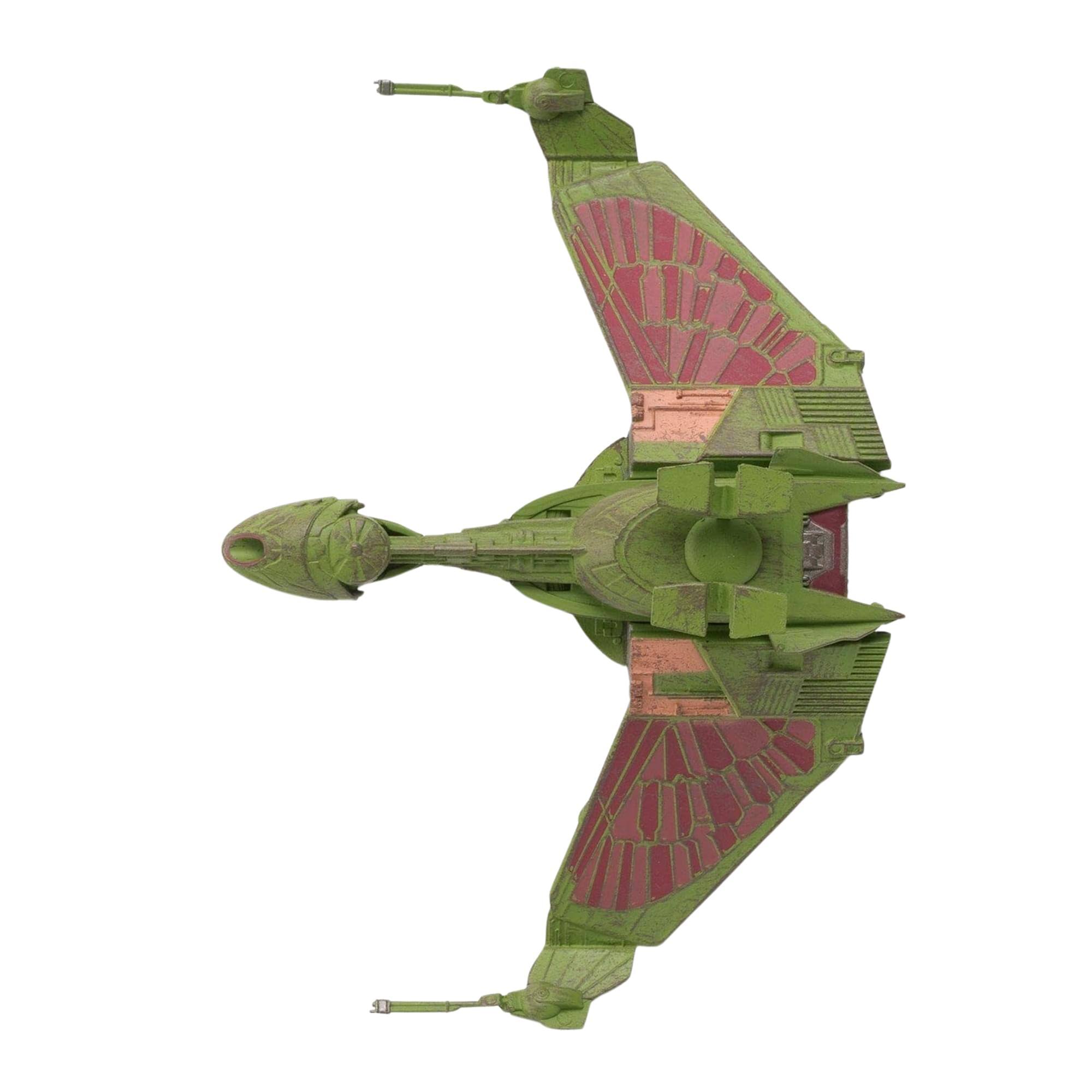 Alt View 4. Eaglemoss - Eaglemoss Star Trek Starship Replica | Klingon Bird of Prey (Landed) - Green.