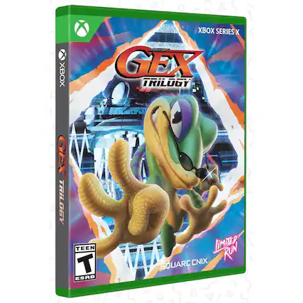 XBOX XBOX SERIES X GEX TRILOGY M TRILOGY TEEN T ESRB LIMITER RUN SQUARE CNIX - T (Teen 13+)