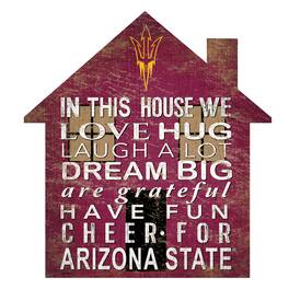 Fan Creations - Arizona State Sun Devils 12'' Team House Sign - Multicolor