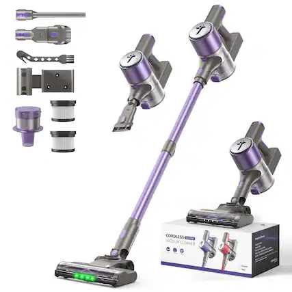 CORDLESS VACUUM CLEANER
A Rcem Purple
