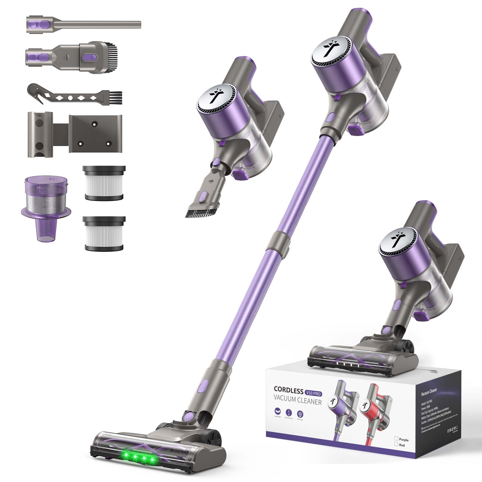 CORDLESS VACUUM CLEANER  
A Rcem Purple