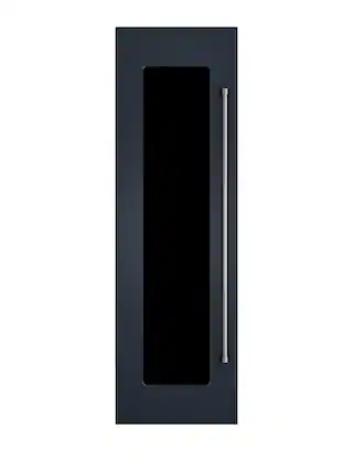 Front. Viking - 24"W. Integrated Wine Cooler Door Panel for Viking Model FDWCIC7240R - Slate Blue Left Hinge - Slate Blue.