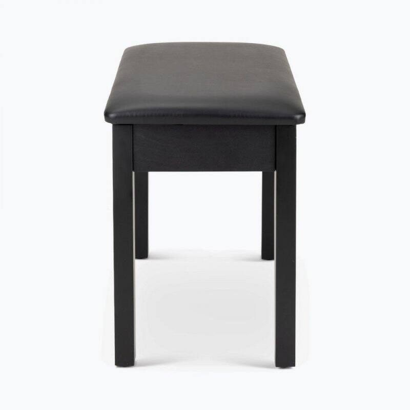 Alt View 4. On Stage Stands - On-Stage KB8902 Flip Top Keyboard Bench, Black - Black.