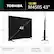 QLED 4K TOSHIBA M450S 43"
- Length (L): 37.9 inches
- Depth (D): 3.1 inches
- Height (H): 22.1 inches
- Height (H) with stand: 23.9 inches
- Length (L) with stand: 33.5 inches
- Depth (D) with stand: 8.9 inches
- VESA Wall Mount Size: 200x300mm (M6)
- Product Weight:
- With stand: 13.5 lbs
- Without stand: 13.0 lbs