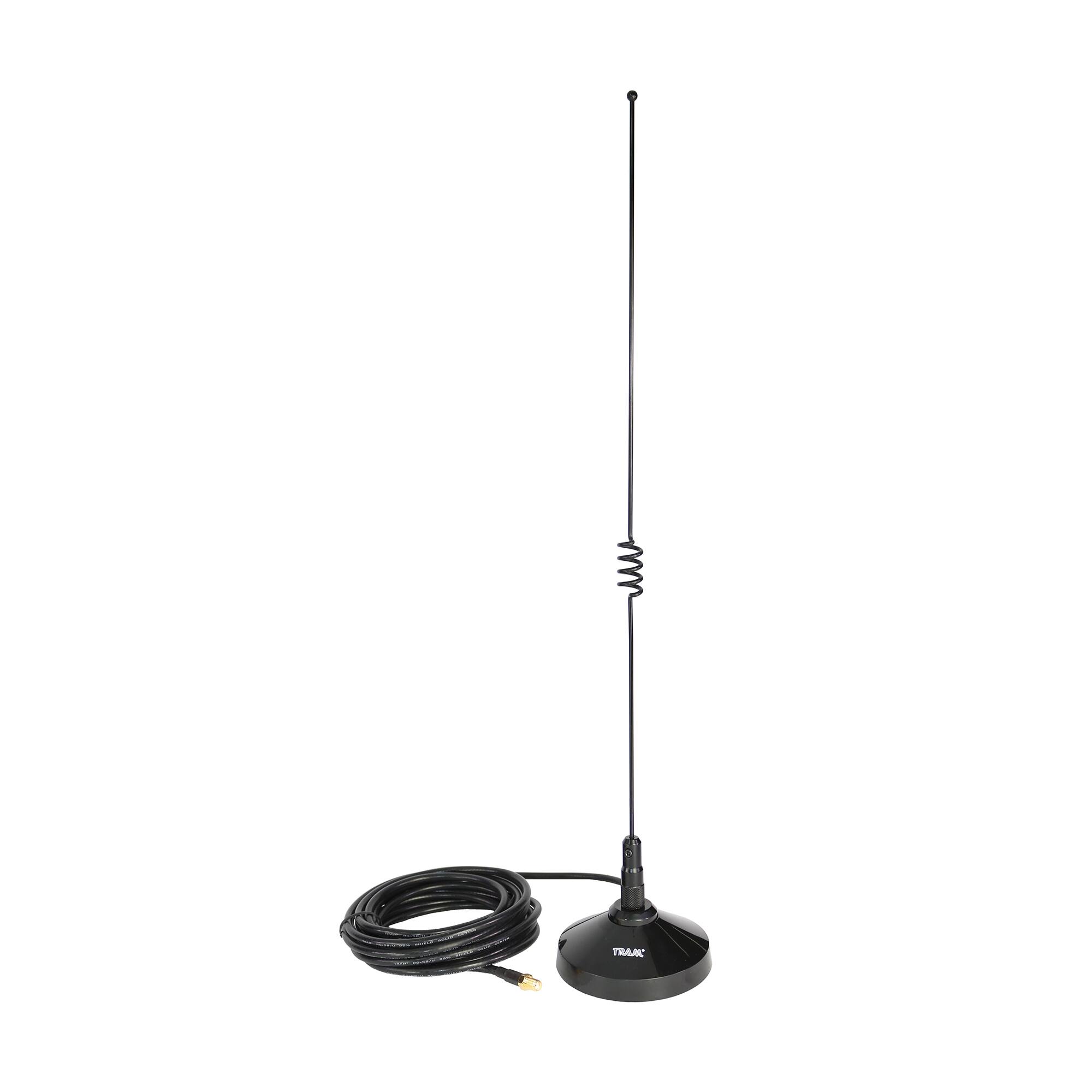 Alt View 10. Tram - Amateur Dual-Band Magnet Antenna with SMA-Female Connector - Black.