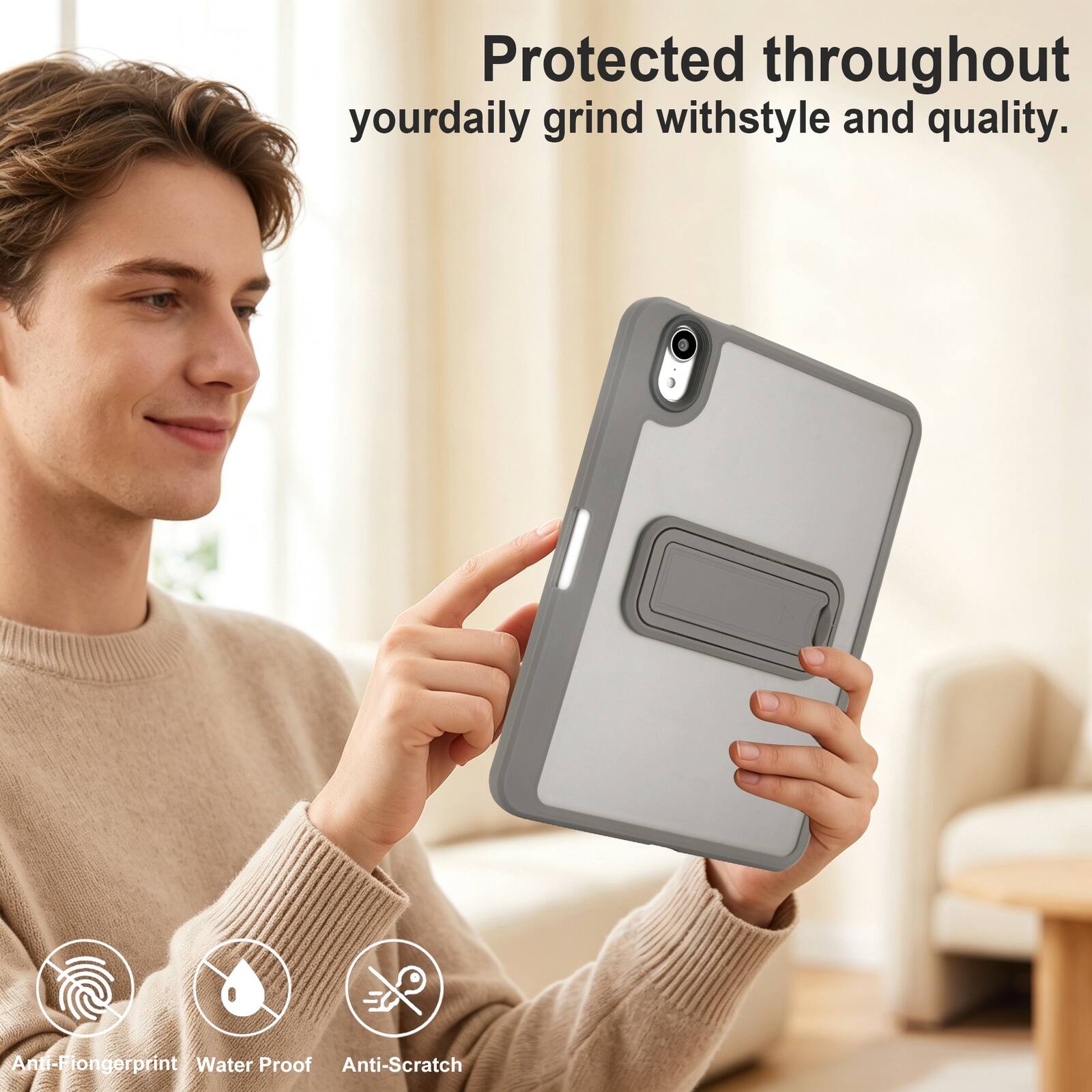 Protected throughout your daily grind with style and quality.

Anti-Fingerprint
Water Proof
Anti-Scratch