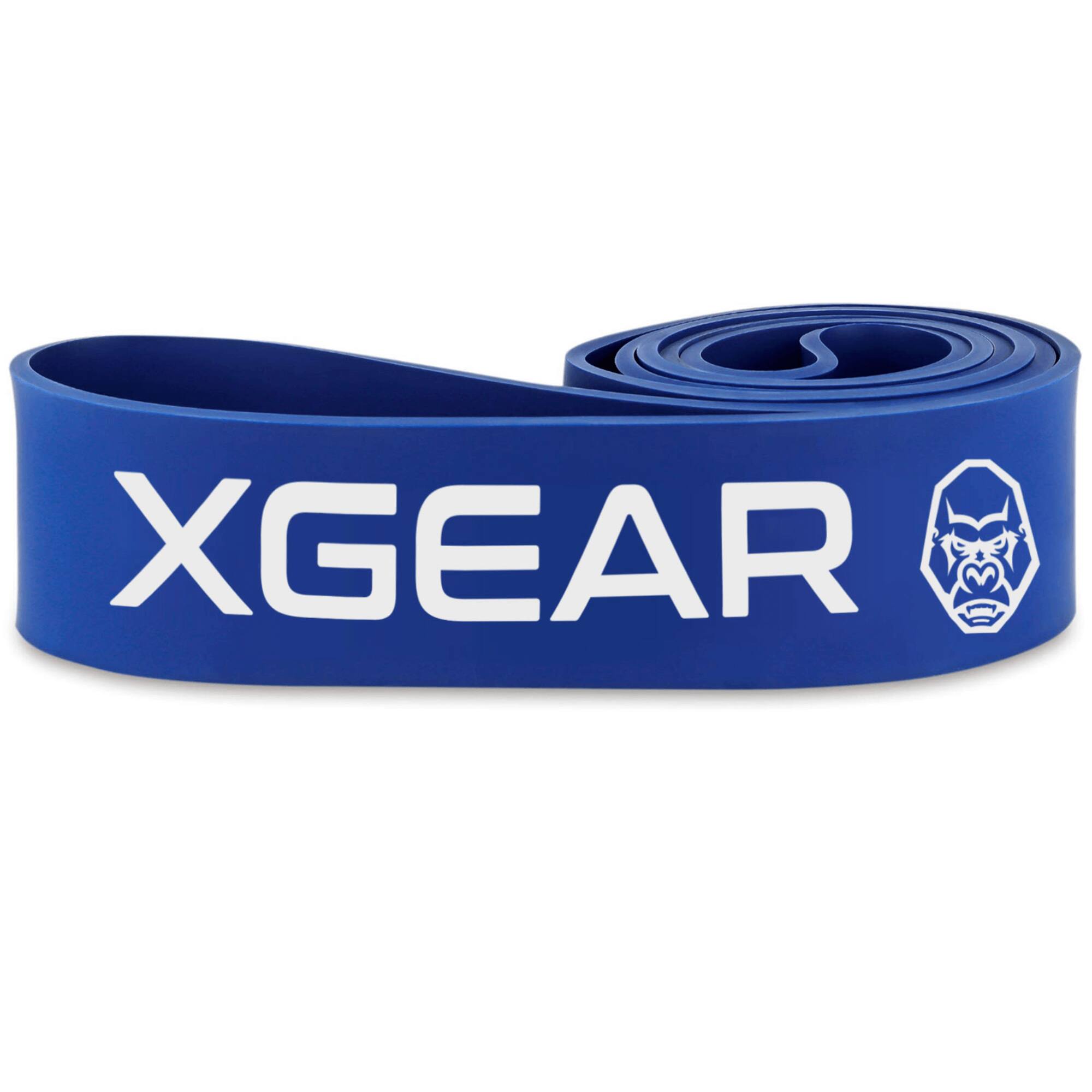Front. XGear Fitness - XG-PRO Heavy Duty Exercise Resistance Bands - Blue.