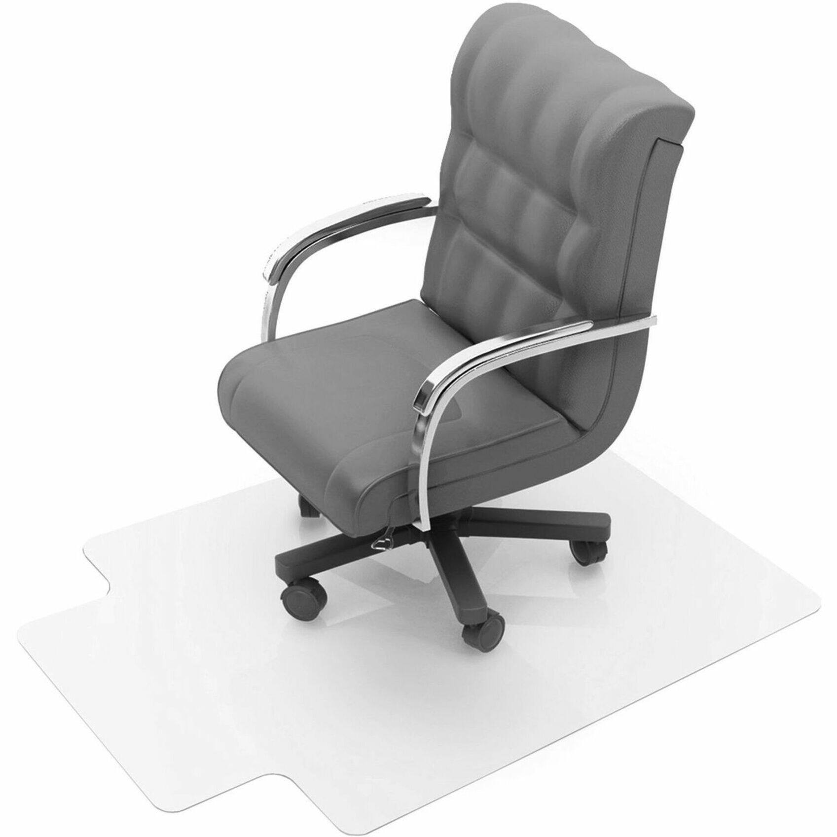 Alt View 21. Floortex - Ultimat Polycarbonate Lipped Chair Mat for Carpets up to 1/2'' - 35'' x 47'' - Clear.