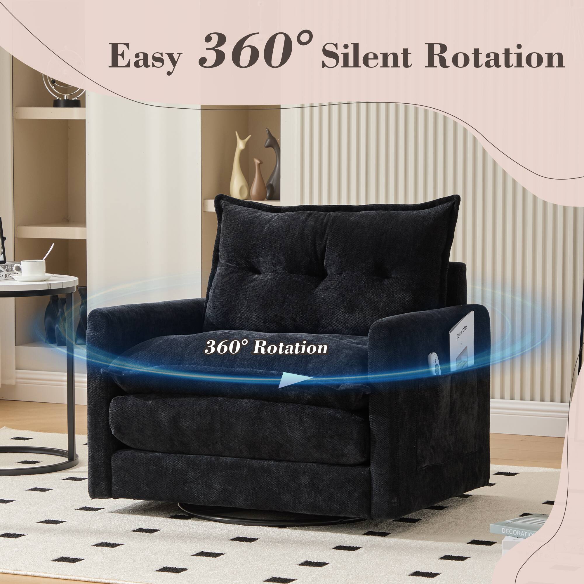 Easy 360° Silent Rotation

360° Rotation