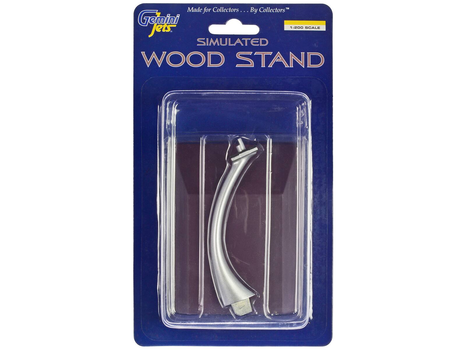 Simulated Wood Display Stand (Medium Size) for 1/200 Scale Models by GeminiJets