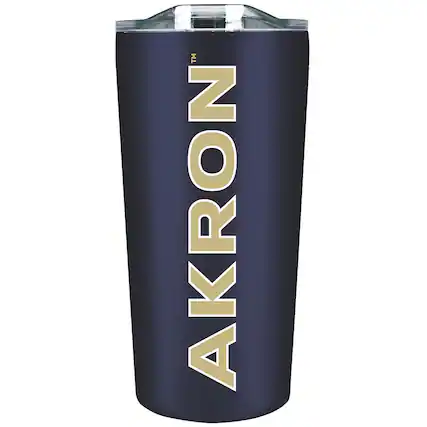 Front. The Fanatic Group - Akron Zips 18oz. Stainless Steel Soft Touch Tumbler - Multicolor.