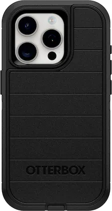 OtterBox - Defender Series Pro Hard Shell for Apple iPhone 15 Pro - Black