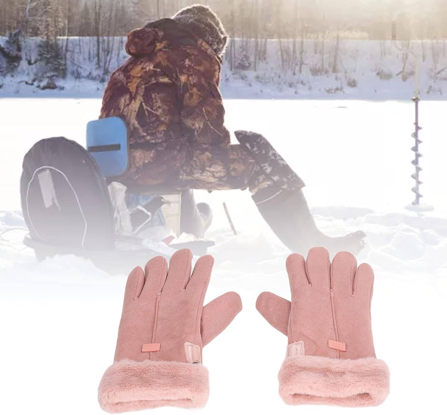 Alt View 2. Cozy Serene - Heated Gloves for Women, Rechargeable Outdoor Hand Warmer Gloves Electric Heated Gloves, Touchscreen - default.