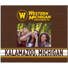 Jardine - Western Michigan Broncos 11'' x 13'' Team Spirit Scholastic Picture Frame - Brown