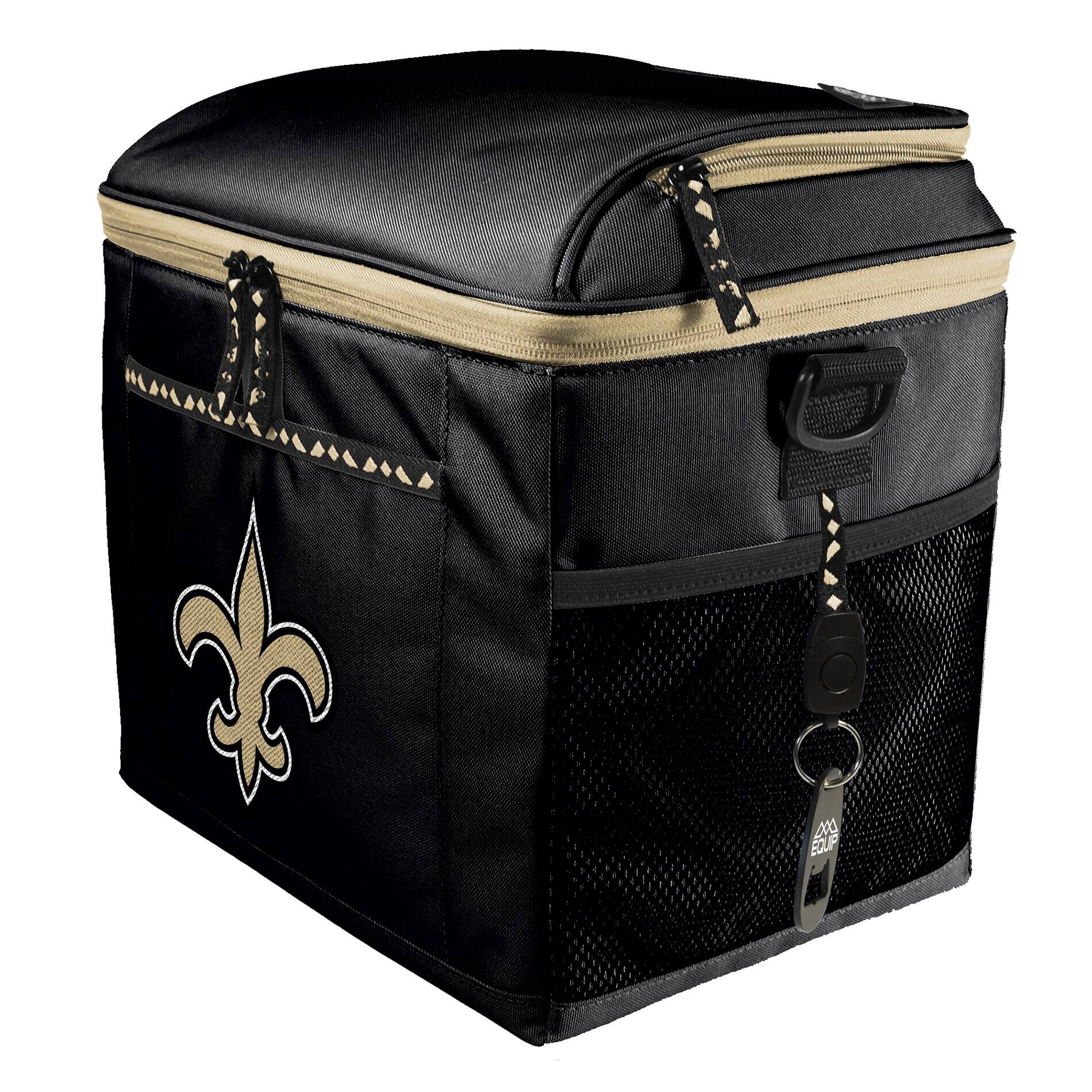 Alt View 2. Equip - New Orleans Saints Ice Kicker 24 Can Cooler - Black.
