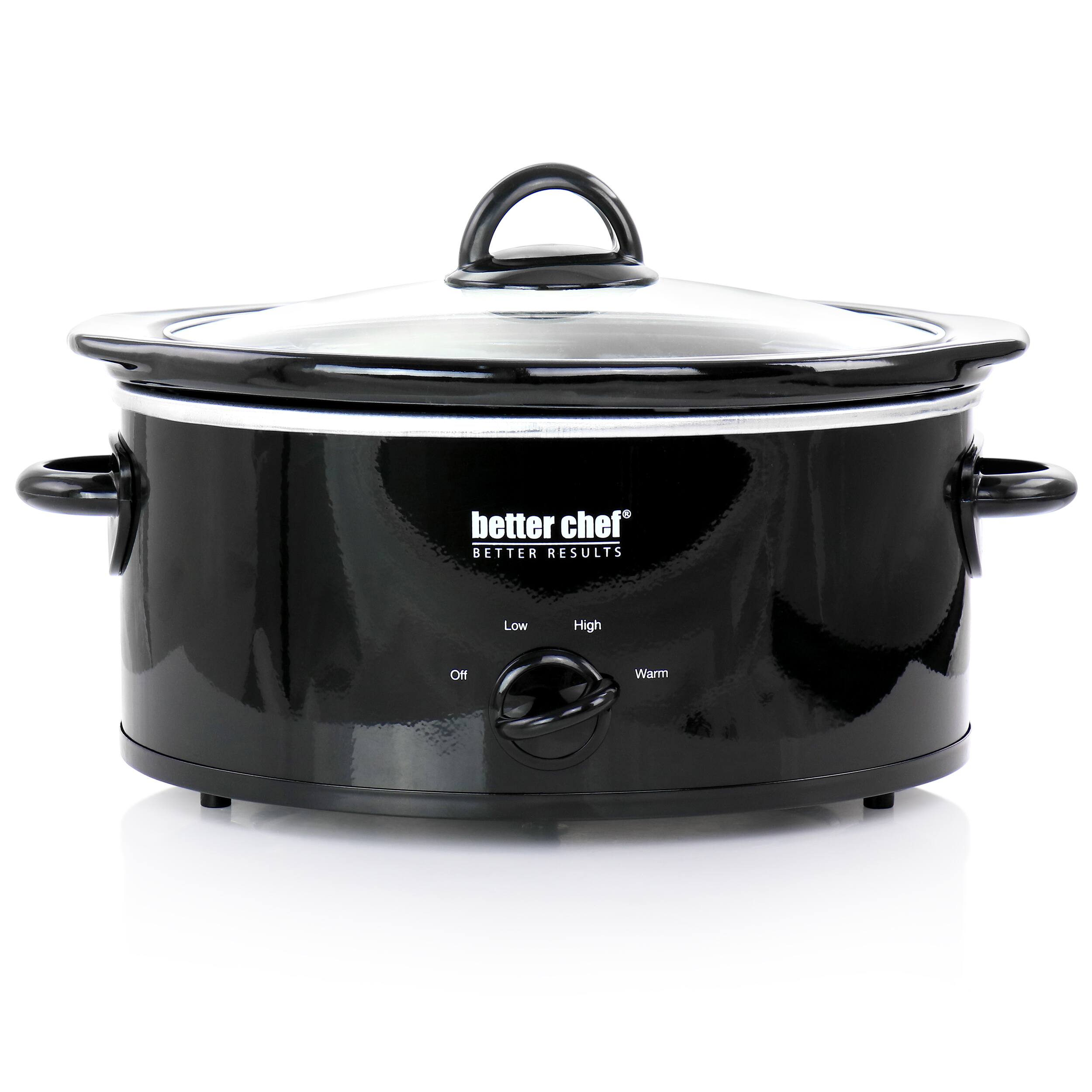 Better Chef - 3 Quart Oval Slow Cooker with Removable Stoneware Crock - Thumbnail 5