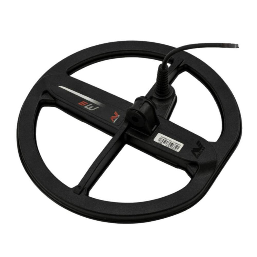 Angle. Minelab - Minelab M9 9 Inch Round Double D Black Coil for MANTICORE Metal Detectors.