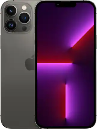 Front. Apple - Apple iPhone 13 Pro 128GB Unlocked - Graphite.