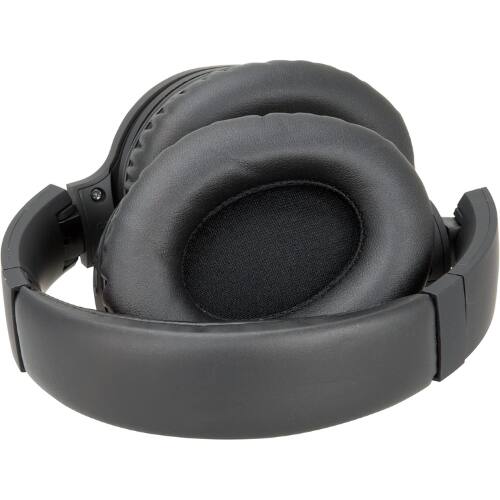 Back. iLive Electronics - iLive Electronics IAHN40B Active Noise Cancelling Bluetooth Headphones, Adjustable Headband, 3.5mm Cable, Black.