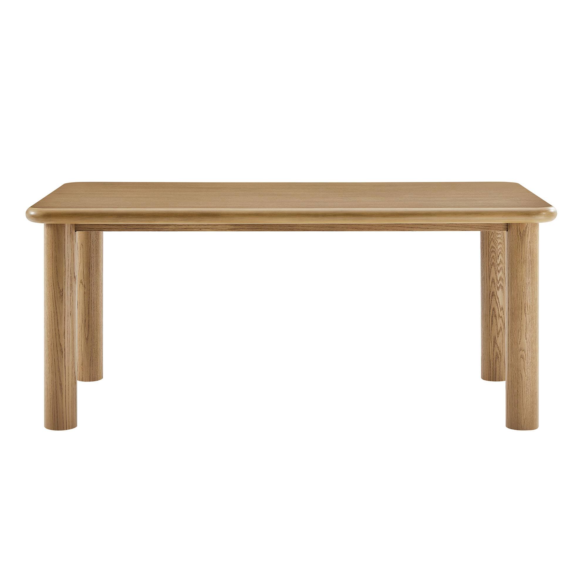Alt View 1. Modway - Alvia 72" Rectangular Wood Dining Table by Modway - Weathered Oak.